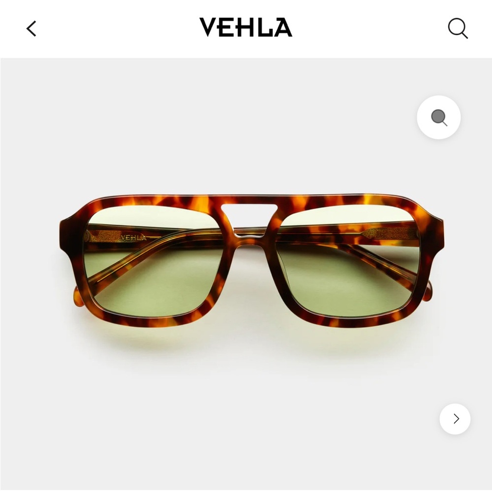 Vehla DIXIE - TORT/SAGE sunglasses - brand new